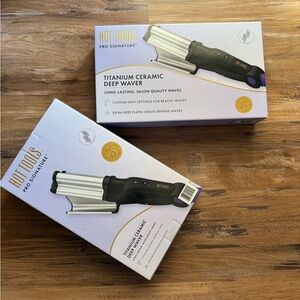 Hot Tools Pro Signature Titanium Ceramic Deep Waver - Black